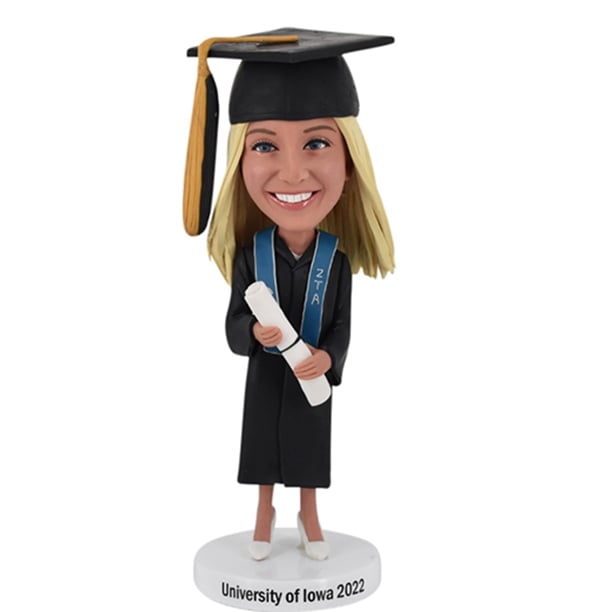 University of Iowa Graduation Bobblehead