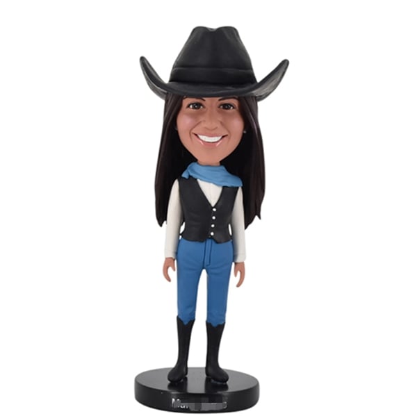 Cowgirl Bobblehead Custom