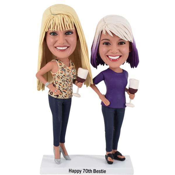 Friends Bobbleheads Bestie Two Momen