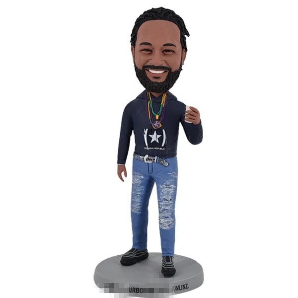 Rapper Bobblehead Custom Affordable Hiphop