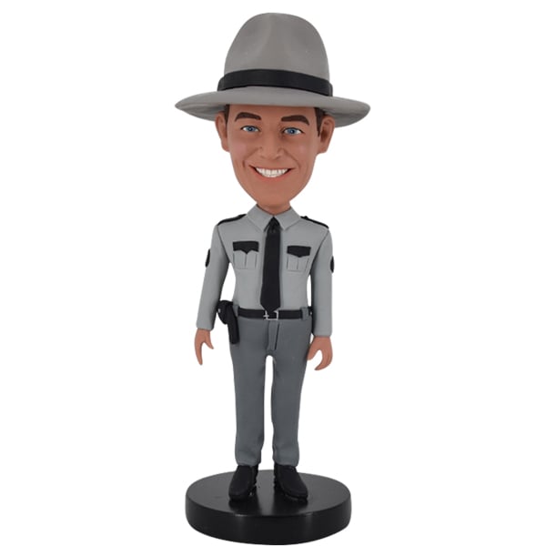 Personalized bobblehead police