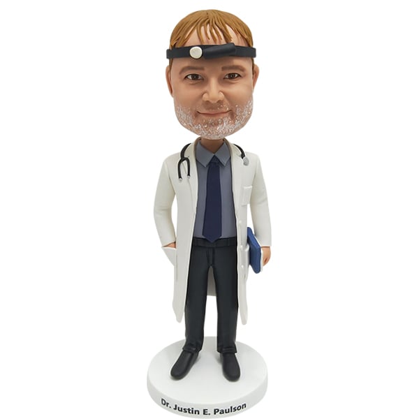 Custom Doctor Bobblehead with flashlight