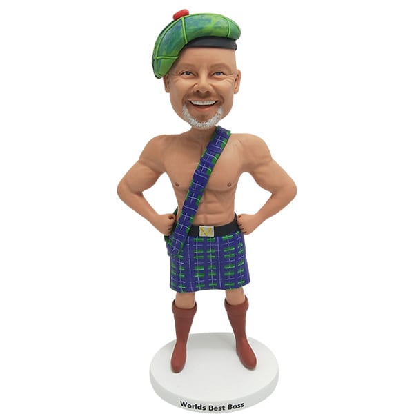 Bobblehead personalized in kilt