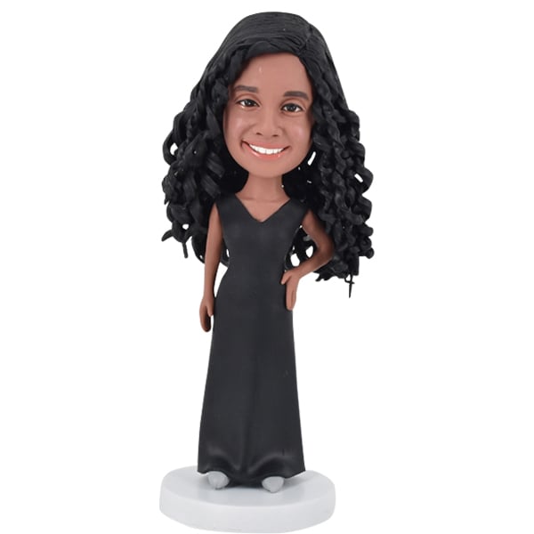 Custom Groomswoman Bobble Head