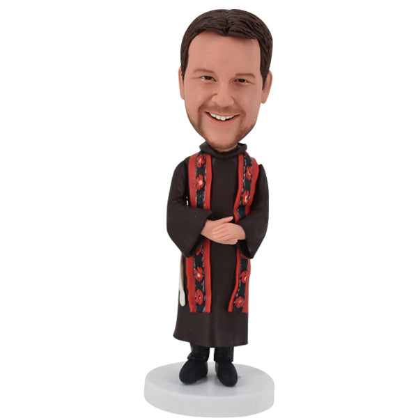 Custom Bobble Head Priest Preacher