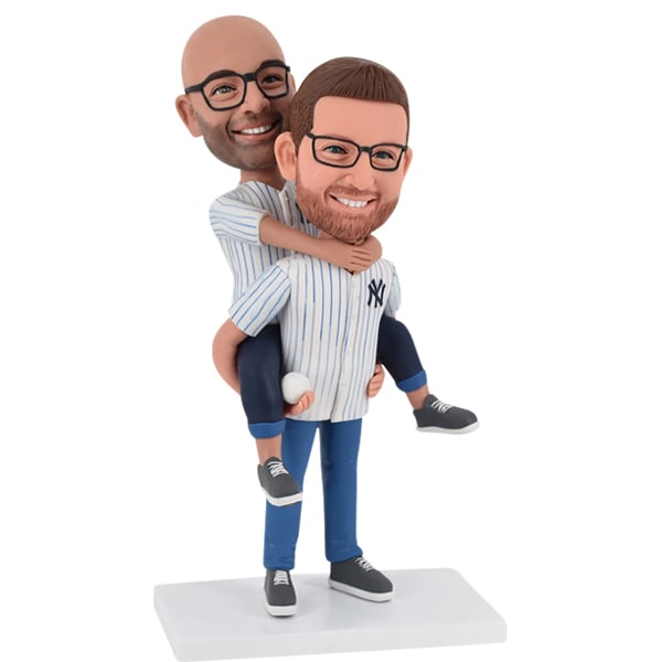 Personalized Same Sex Gay Bobblehead Cake Toppers