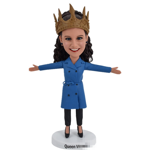 Custom Queen princess Bobble Head with Tiara