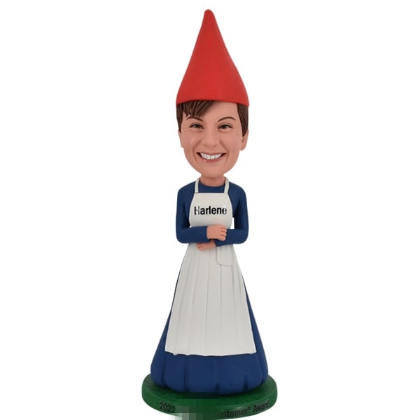 Custom Bobble Head Garden Gnome