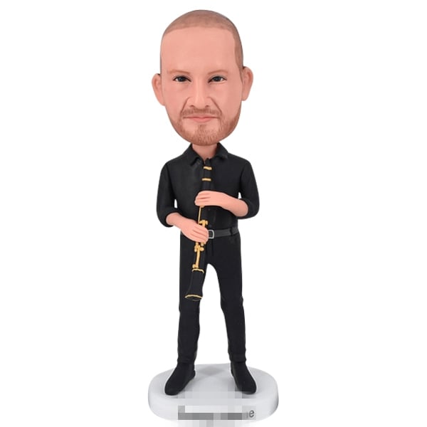 Custom Bobble Head with Clarinet