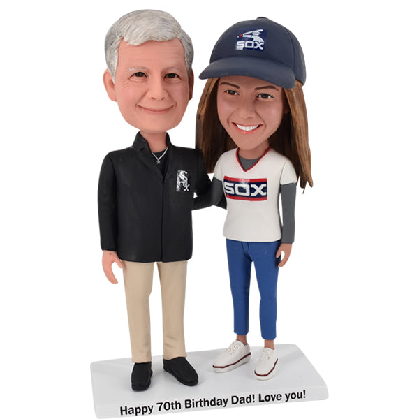 Dad and Me Custom Bobble Head