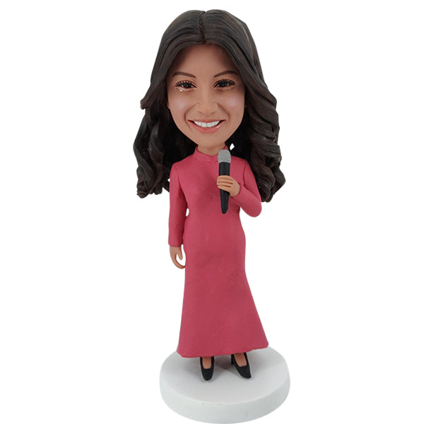 Female Custom Bobble Head minister