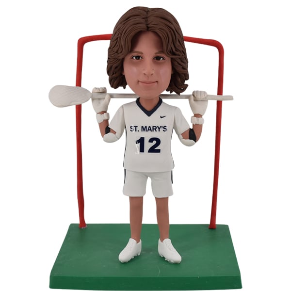 Personalized Lacrosse Bobblehead like you