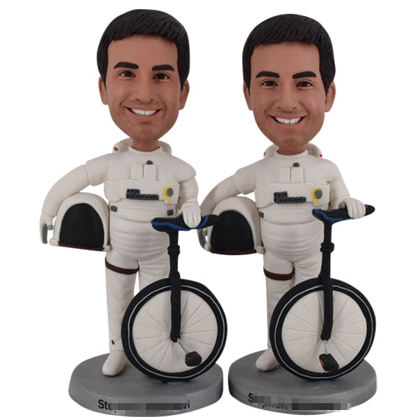 Custom Bobble Head with Unicycle