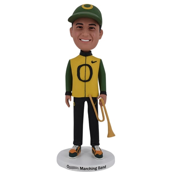 Marching Band Bobble Head with trumpet