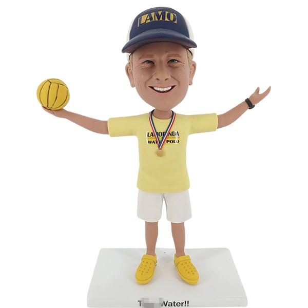 Custom Bobble Head Water Polo Player or Coach