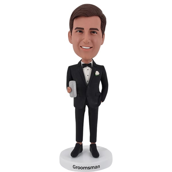 Groosman Bobble Head with beer Best Man