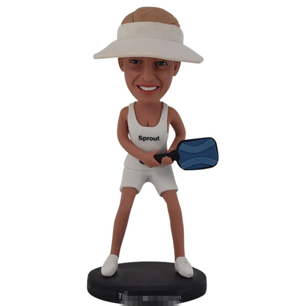 Female Pickleball Bobblehead