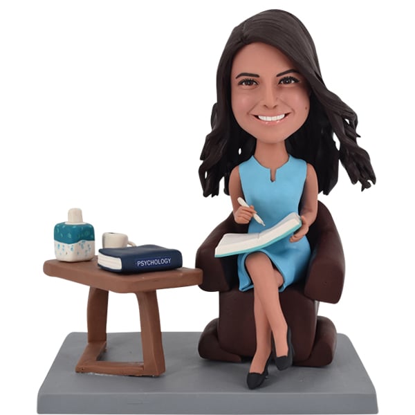 Custom Counselor Bobble Head Therapist Psychotherapy Psychologist