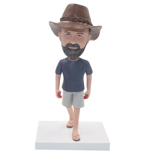 Custom personalized country bobbleheads cowboy