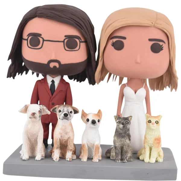 Funko Pops Wedding Bobblehead Custom Figure