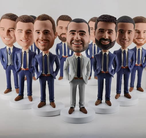 Groomsman bobbleheads bulk wholesale