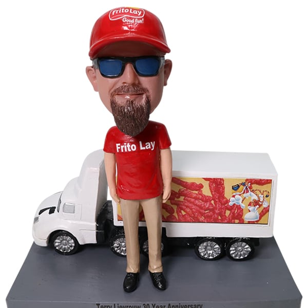 Custom Trucker bobblehead Truck Driver