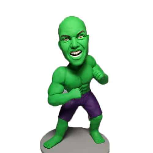 Personalized bobblehead hulk