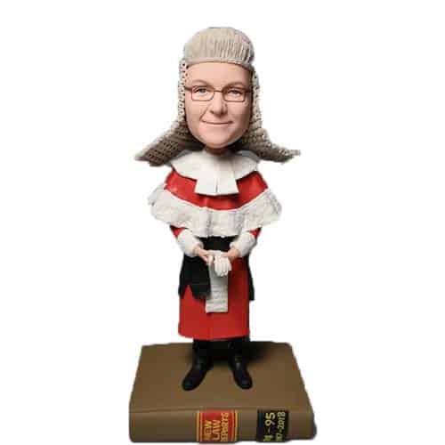 Custom bobblehead for Lawyer Judge