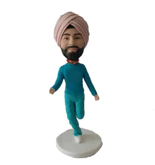 Custom bobblehead with turban Arab