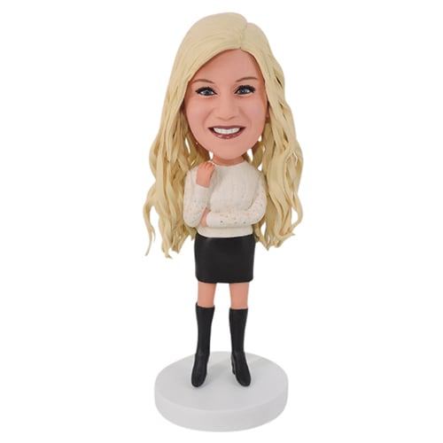 Make your own custom bobblehead with boots