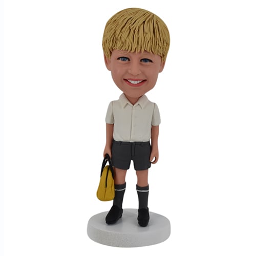 Bobbleheads custom School boy with bag