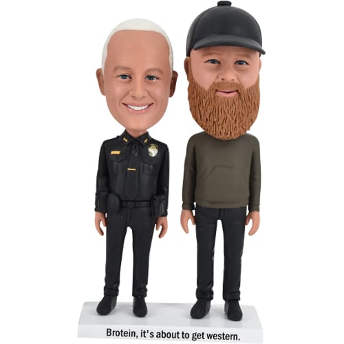 Custom bobbleheads two best friends