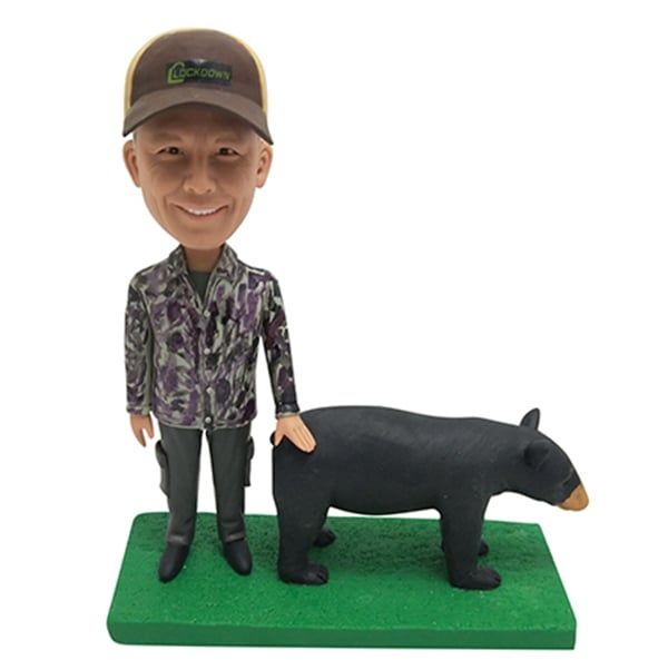 Hunter Bear Hunting Bobbleheads Custom