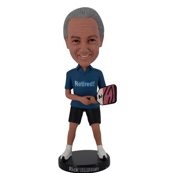 Custom pickleball bobbleheads