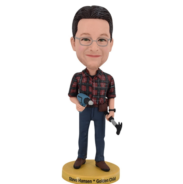 Handyman bobblehead Repairman Custom