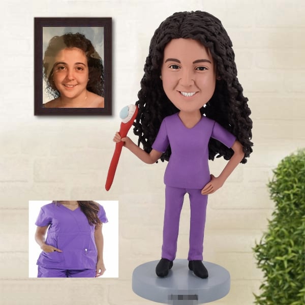 Custom Bobble Head Hygienist