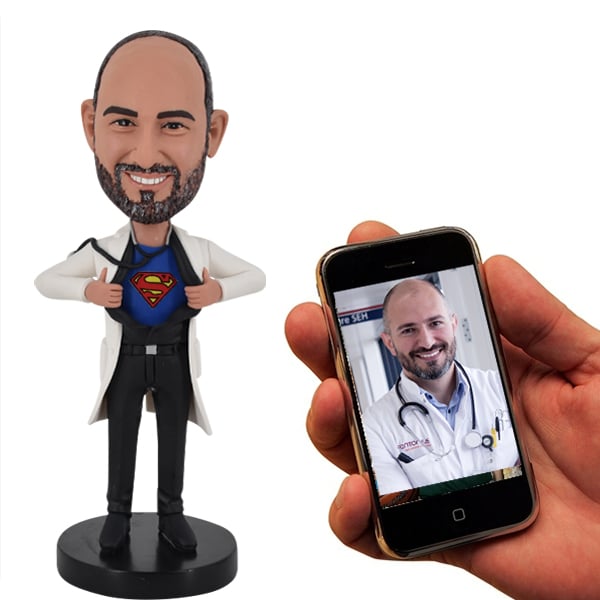 Custom Bobblehead Superman Doctor