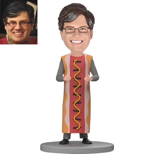 Hot Dog Man Custom Bobblehead