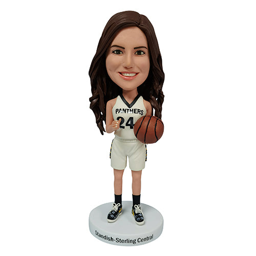 Custom bobblehead female basketball