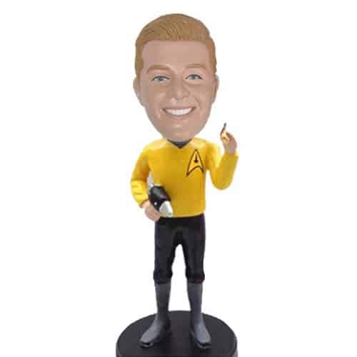 Custom bobblehead Captain Kirk