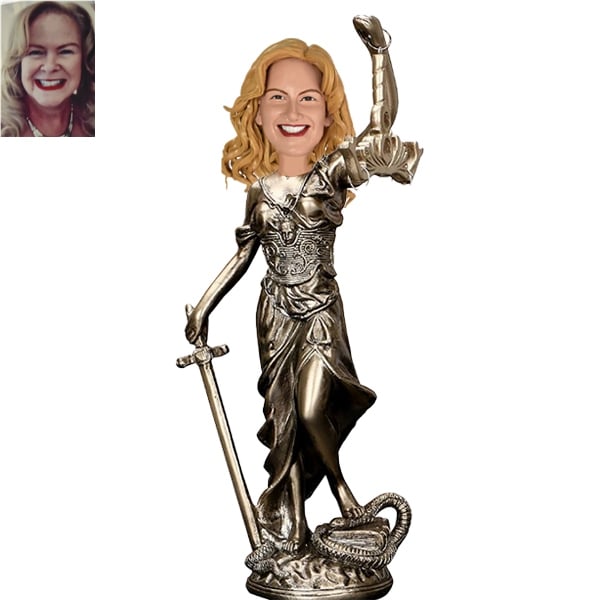 Lady Justice Custom Bobblehead Judge