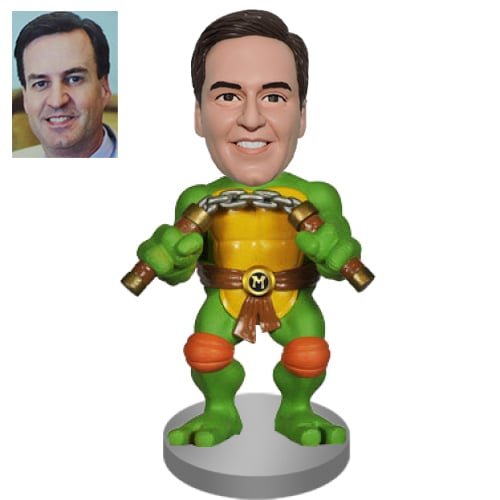 Personalized ninja turtle bobblehead