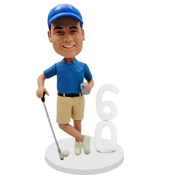 Personalized Bobblehead Gift for 60th Birthday