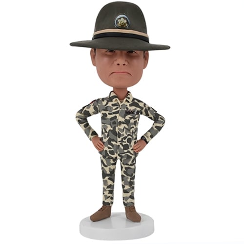 Custom personalized bobblehead Officer