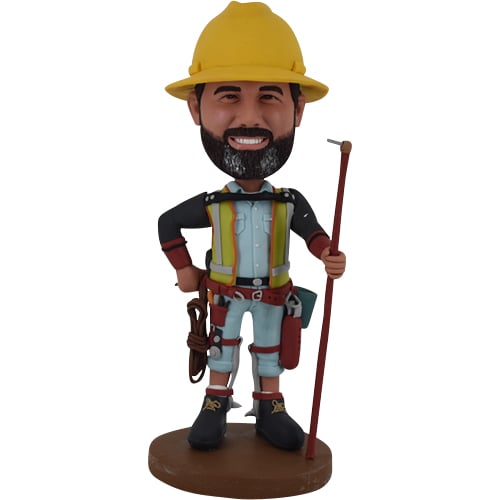 Funny engineer Bobblehead custom