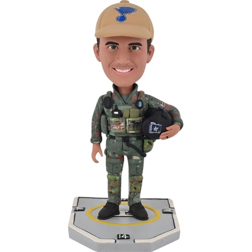 Army Pilot bobblehead custom