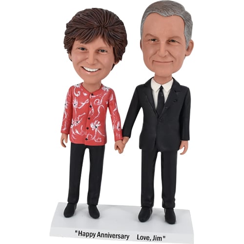 Happy Anniversary custom bobbleheads