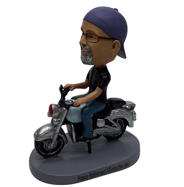 Custom Bobbleheads for Dad's Birthday motorbike motorcycle