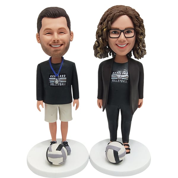 Custom Bobble Head Personalized for Best Volley Coach