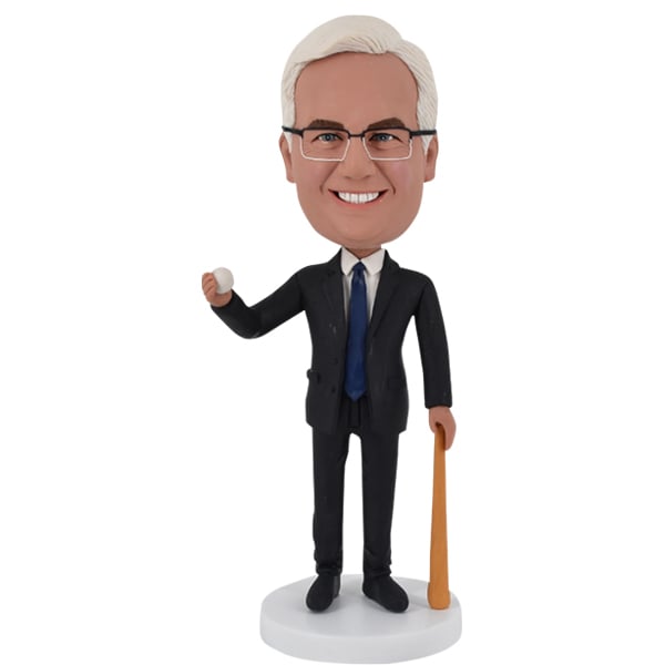 Custom Bobble Head Best Baseball Coach